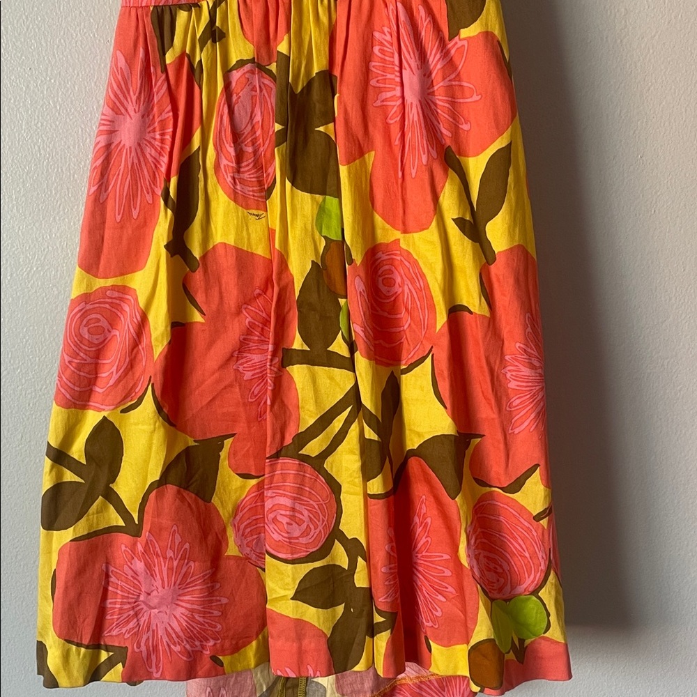 Trina Turk Colorful Floral Halter Dress Size 14 - Picture 5 of 13